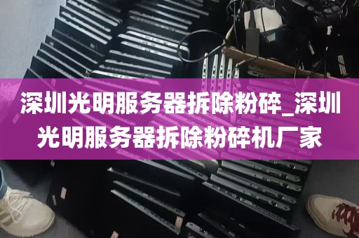 深圳光明服务器拆除粉碎_深圳光明服务器拆除粉碎机厂家